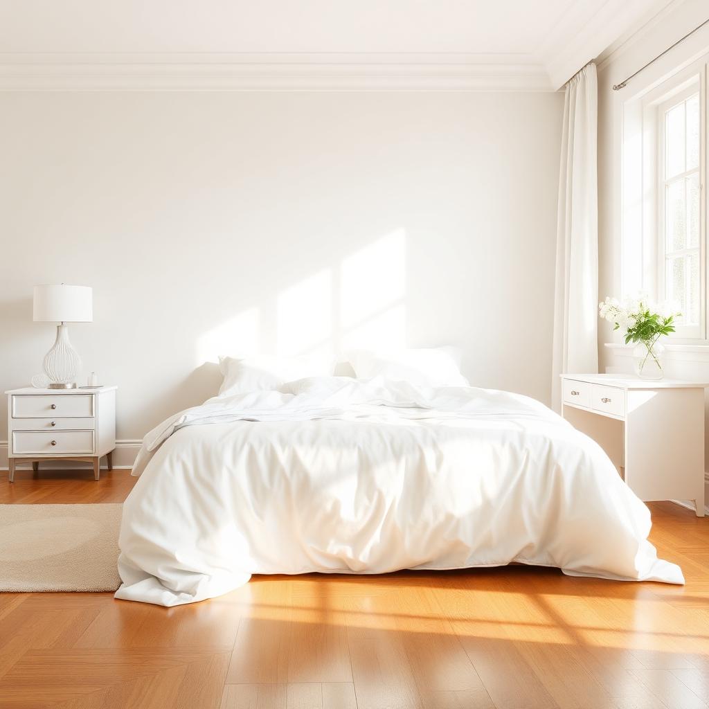 Crisp, Made-Up Bedroom