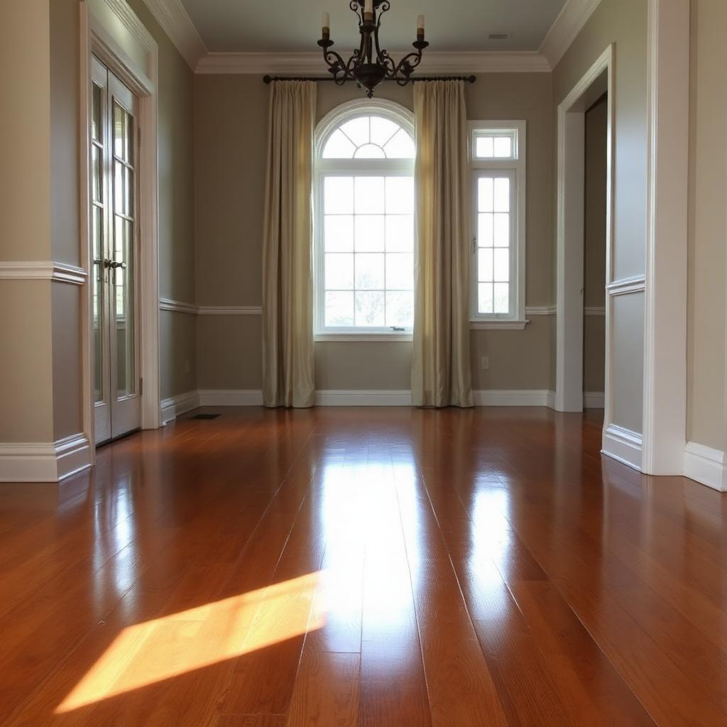 Polished Hardwood Floors